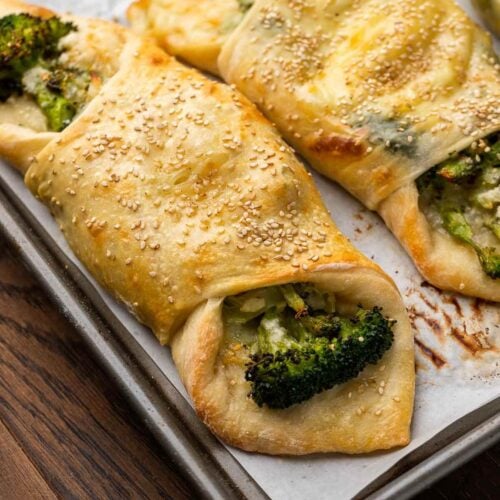 Broccoli Rolls Sip and Feast