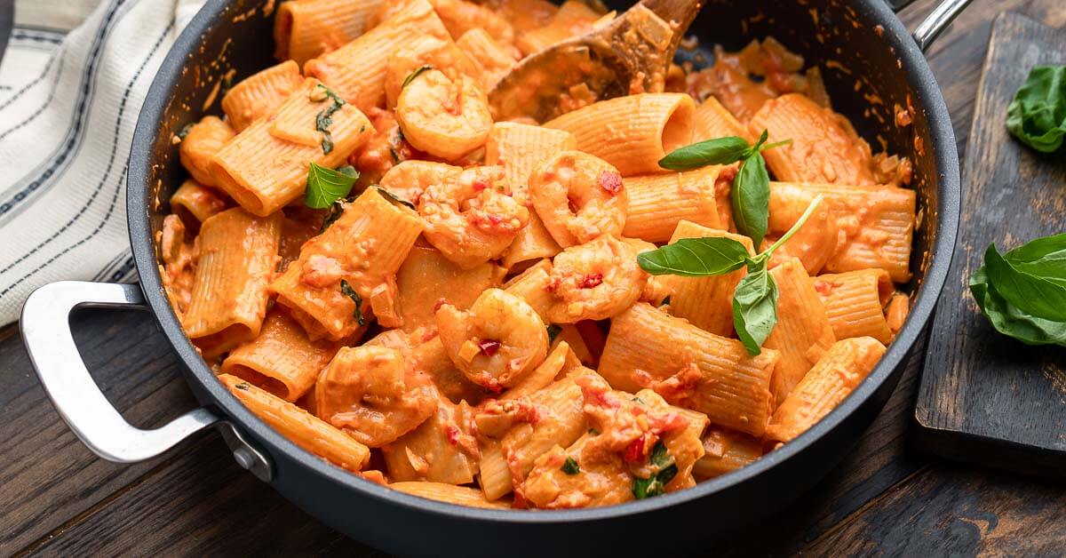 Shrimp alla Vodka Sip and Feast