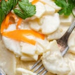 New York deli potato salad Pinterest image.