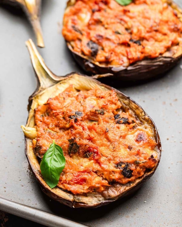 Stuffed Eggplant Sip and Feast