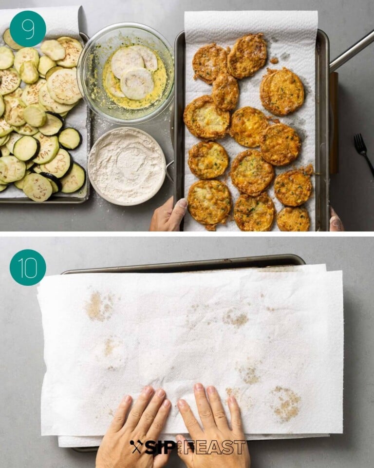 Eggplant Parmesan Sip and Feast