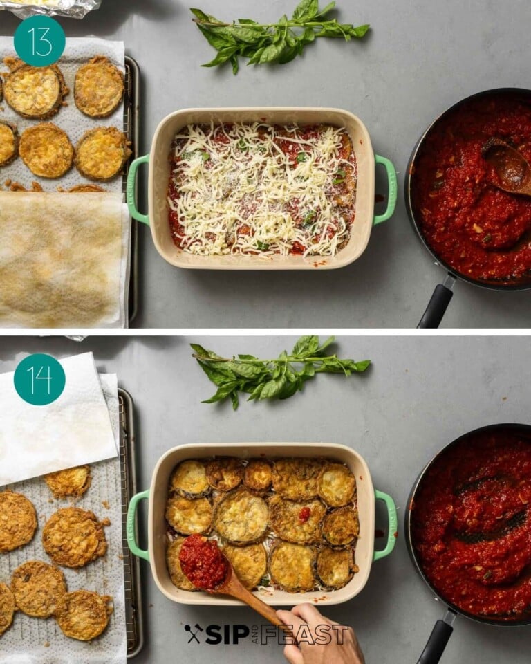 Eggplant Parmesan Sip and Feast