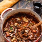 Beef Bourguignon Pinterest image.