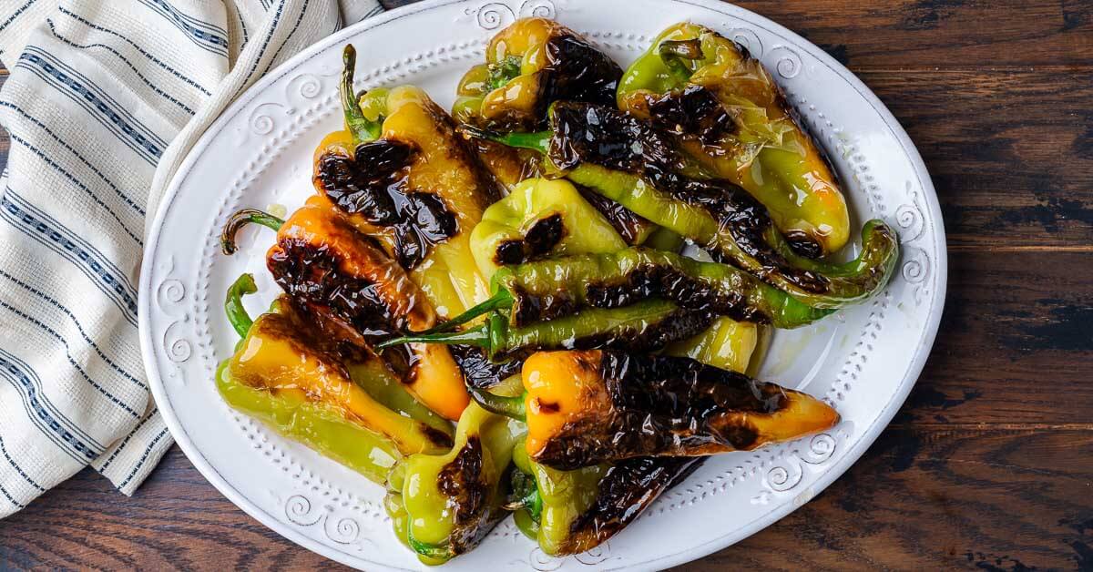 Italian Fried Peppers - Sip and Feast