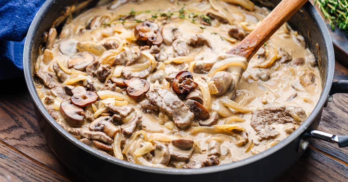 Beef Stroganoff