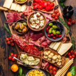 Antipasto platter Pinterest image.