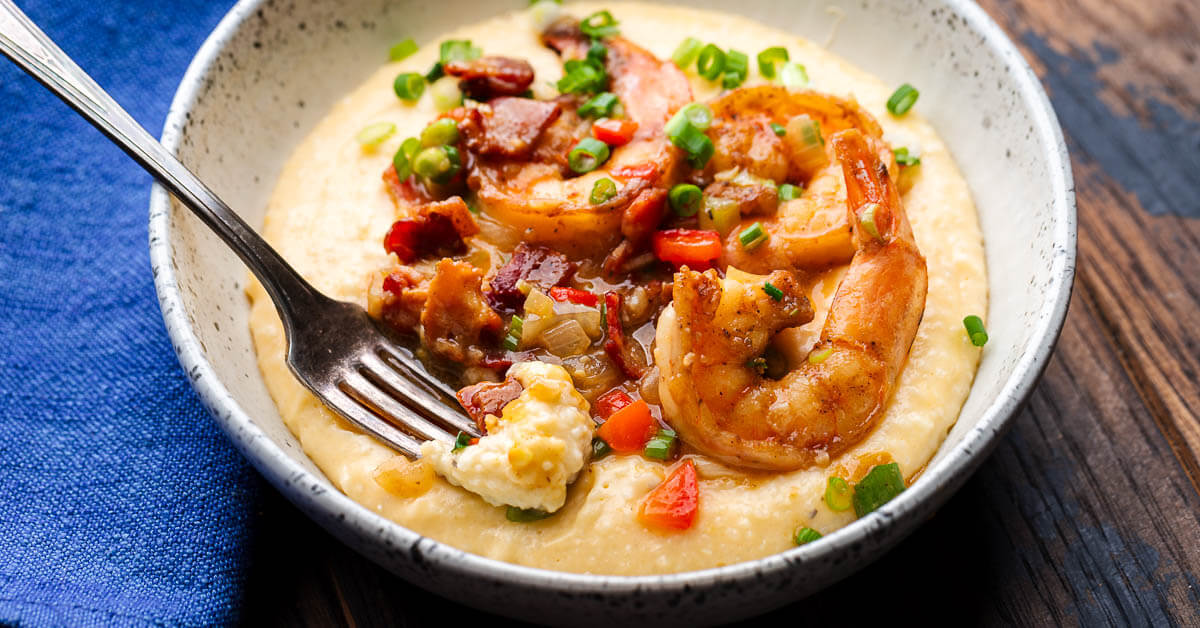Shrimp and Grits - Creamy and Comforting - Sip and Feast
