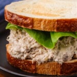 New York deli tuna salad Pinterest image.