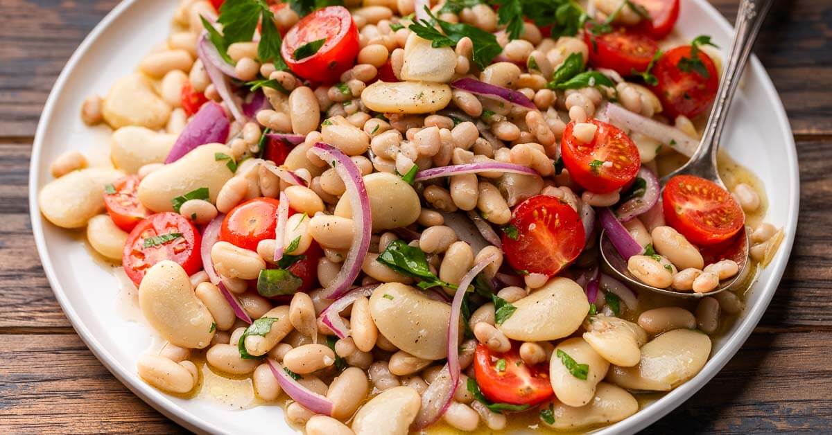 Italian White Bean Salad (No Cook, Make Ahead) - Sip and Feast