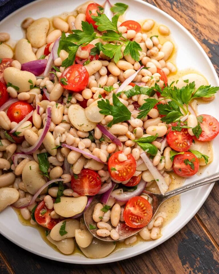 Italian White Bean Salad (No Cook, Make Ahead) Sip and Feast