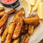 Italian fried zucchini Pinterest image.