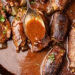 Beef rouladen Pinterest image.