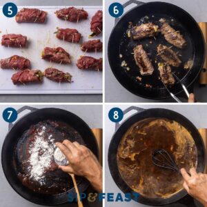 Beef Rouladen (German Beef Rolls) - Sip and Feast