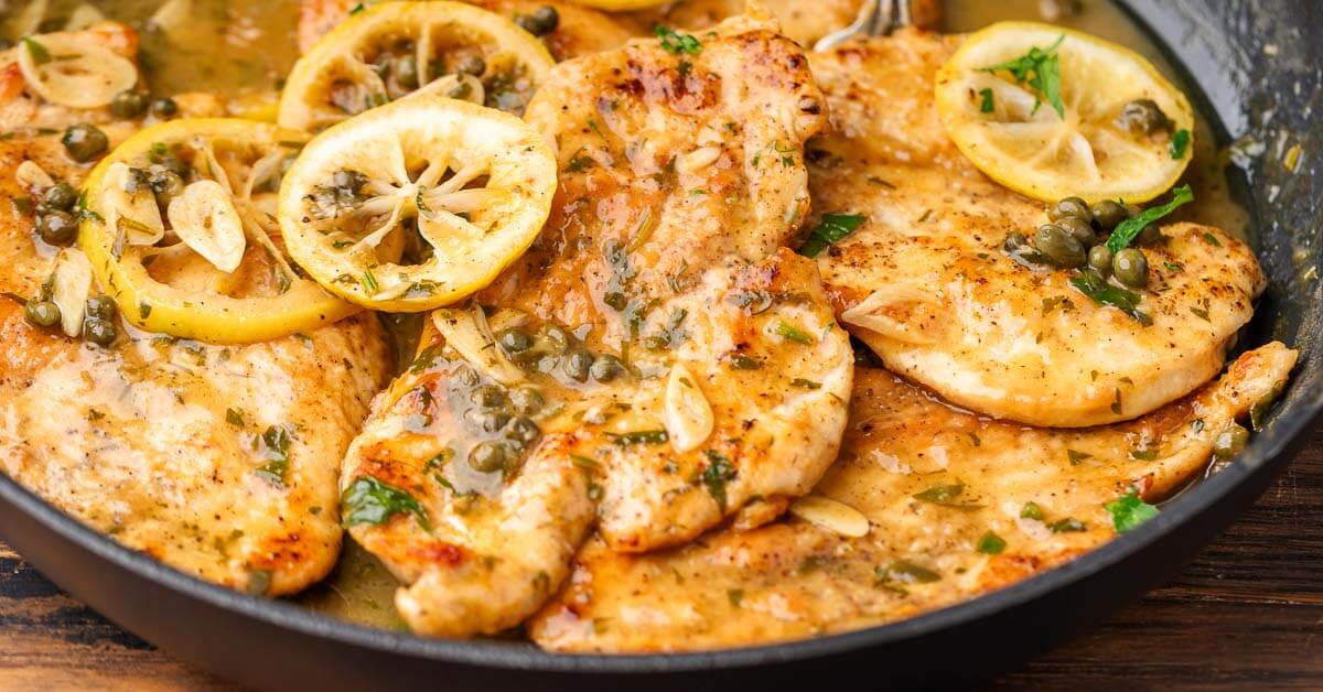 Chicken Piccata - Sip and Feast