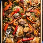 Chicken Scarpariello Pinterest image.