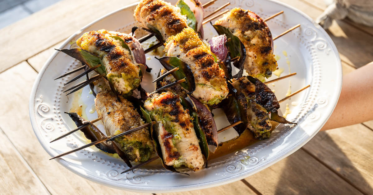Chicken Spiedini (Sicilian grilled chicken rolls) - Sip and Feast