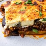 Moussaka Pinterest image.