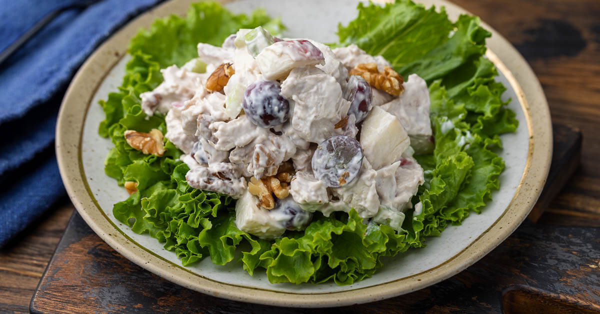 Waldorf Chicken Salad - Sip and Feast