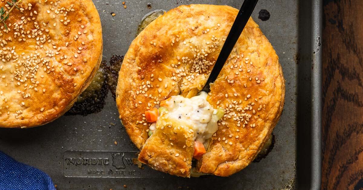 Easy Chicken Pot Pie (Creamy and Flaky) - Sip and Feast