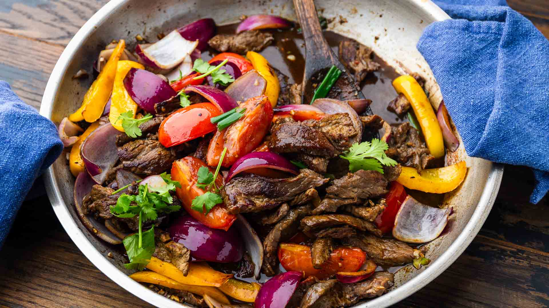 Lomo Saltado (Peruvian Beef Stir Fry) - Sip and Feast